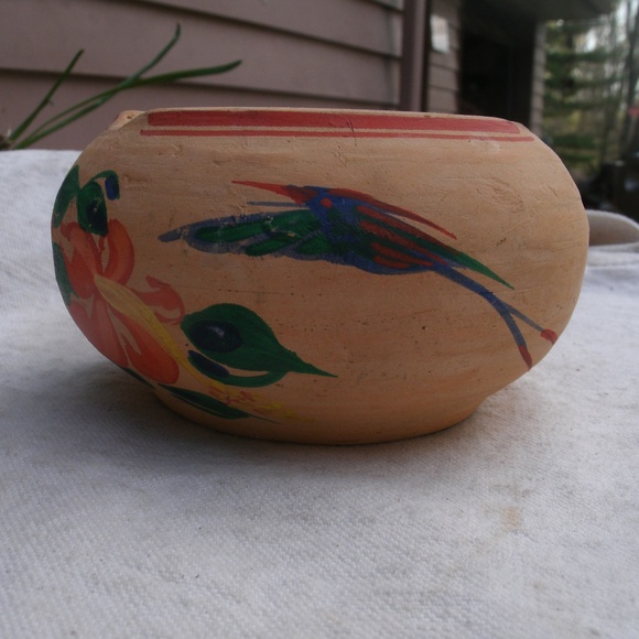 Vintage Handmade Pottery Ashtray signed by artist - Picture 3 of 8